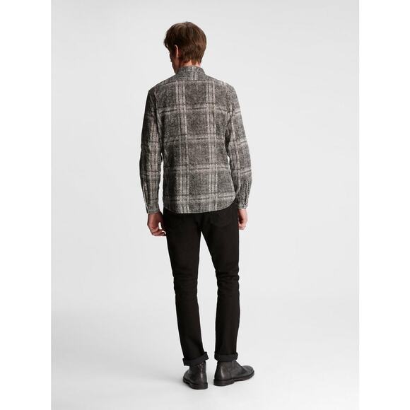 John Varvatos Neil Mens Reversible LS Button Shirt L Lightweight Cotton $188 NWT - Picture 2 of 16